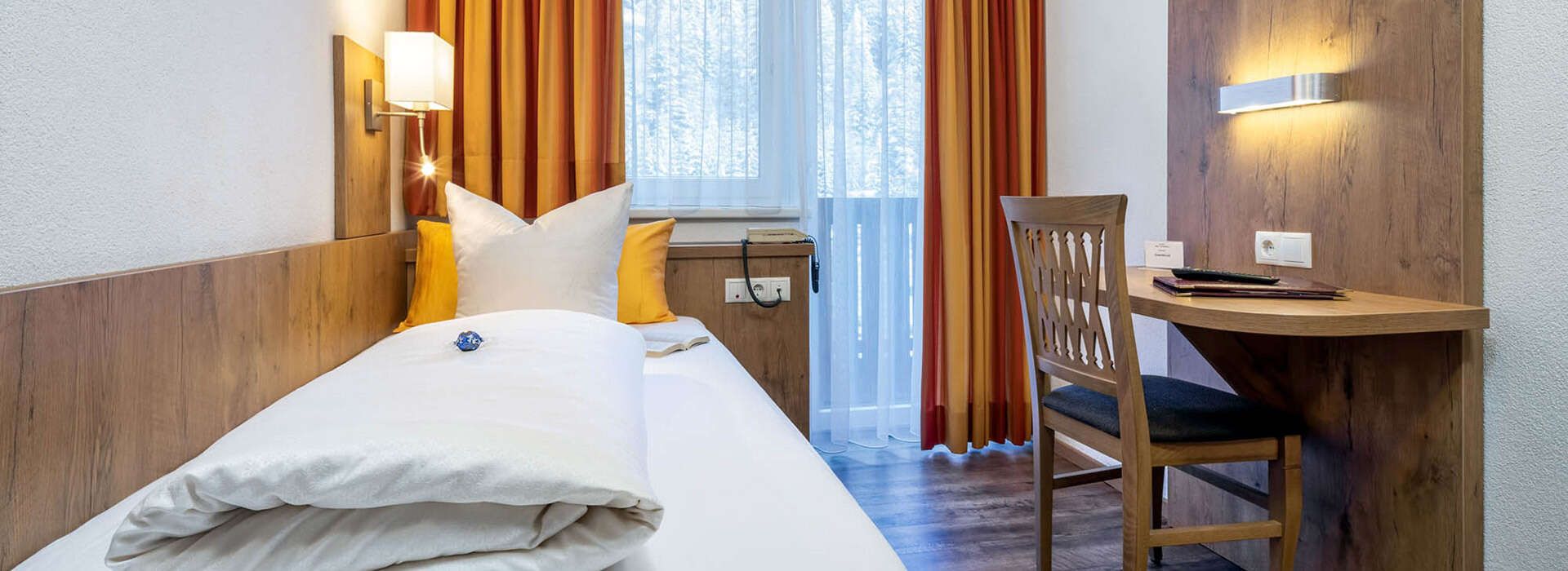 Single room in the Hotel Schlossberg