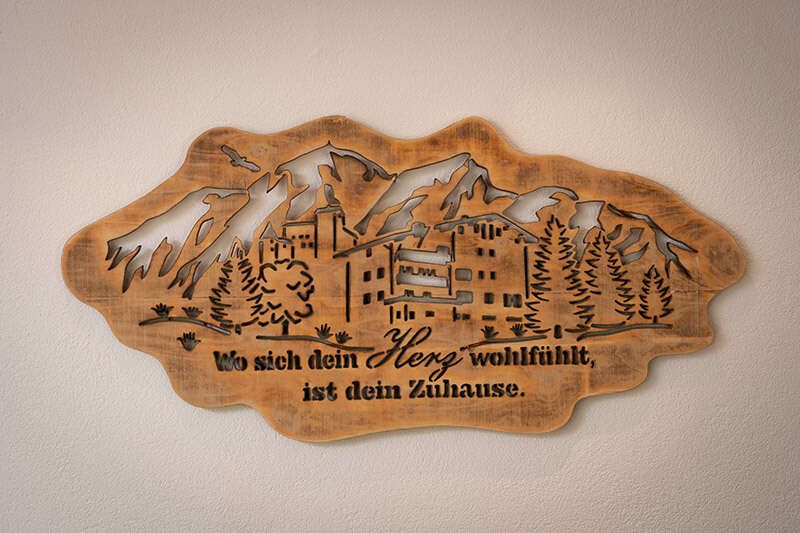 Holzschild