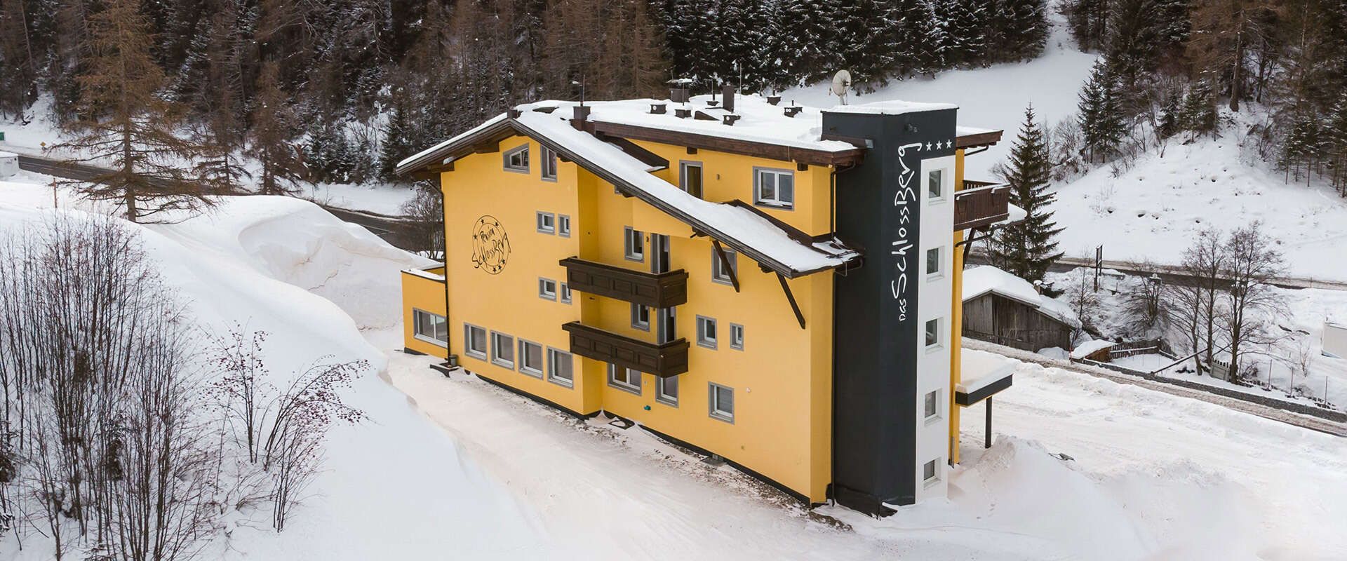 Hotel Das Schlossberg in Tyrol in winter