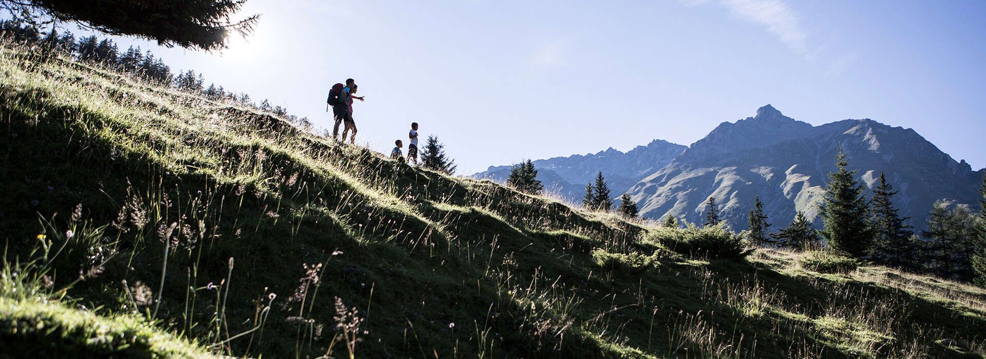 Hiking with the family on the Selles in Tyrol