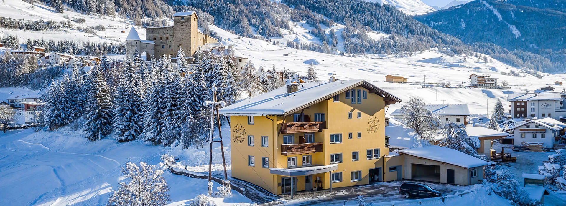Hotel Schlossberg in winter