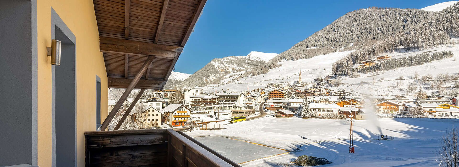 Ausblick vom Hotel Schlossberg auf Nauders