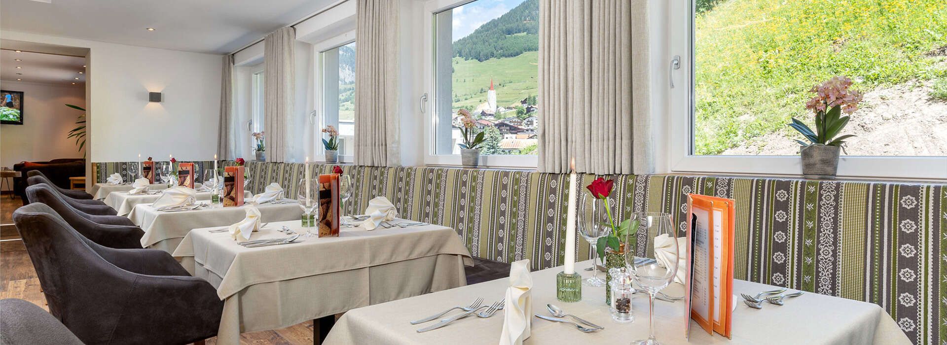 Restaurant of the Hotel Schlossberg Nauders